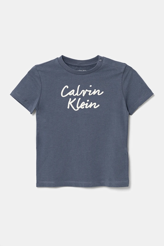 Calvin Klein Jeans tricou copii print albastru IN0IN00292.PPYA