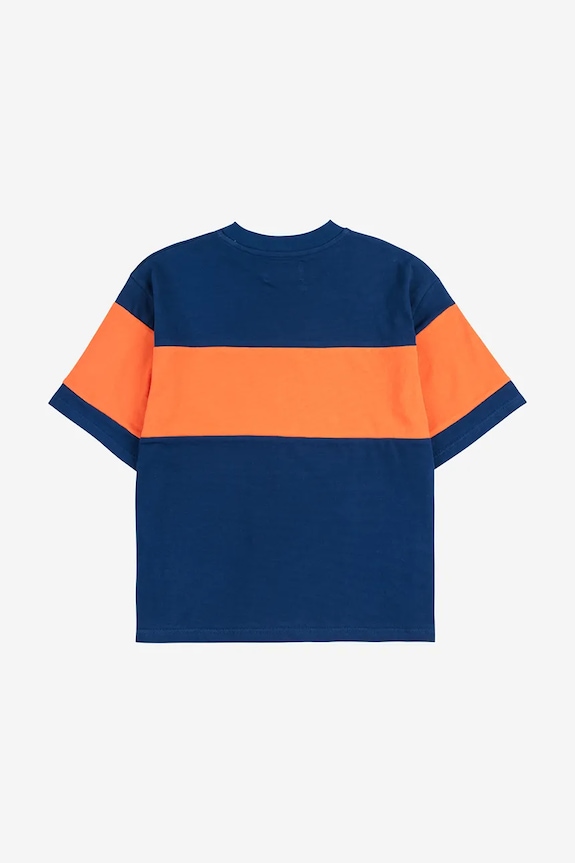 Chłopiec Bobo Choses t-shirt bawełniany dziecięcy 125AC126 granatowy