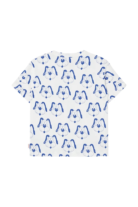 Tinycottons t-shirt bawełniany dziecięcy DOGS TEE SS25.460 niebieski SS25