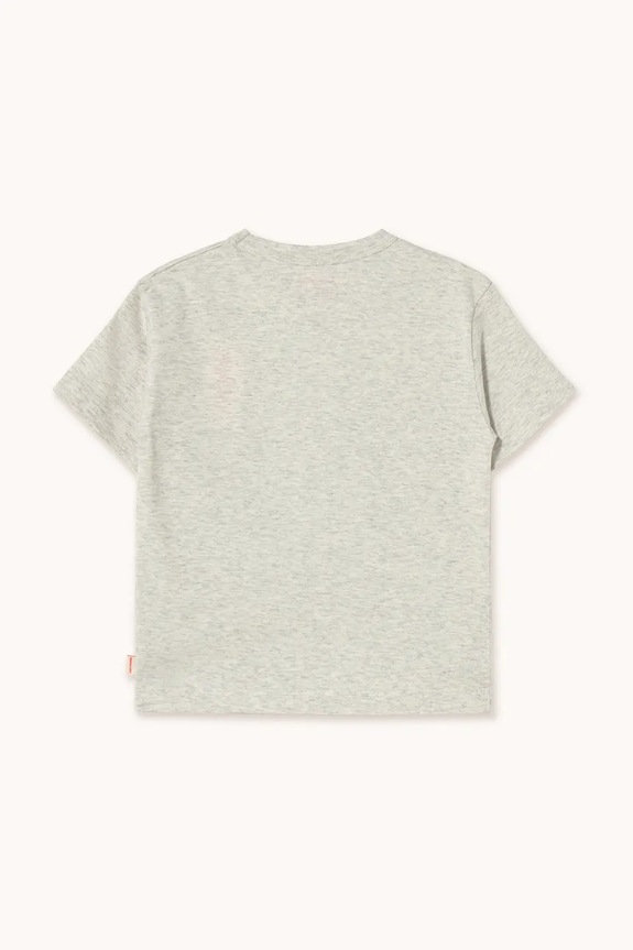 CHLAPEC Dětské bavlněné tričko Tinycottons TINY LEAGUE GRAPHIC TEE SS25.079 šedá