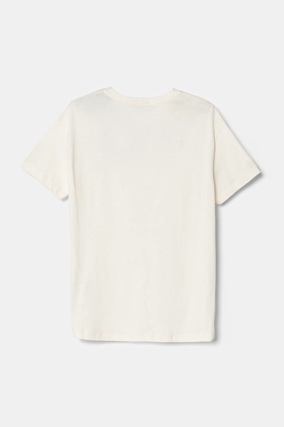 Dětské bavlněné tričko United Colors of Benetton 3I1XC10N3.G.Seasonal béžová SS25