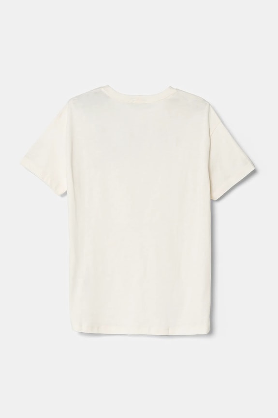 Dětské bavlněné tričko United Colors of Benetton 3I1XC10N3.G.Seasonal béžová SS25