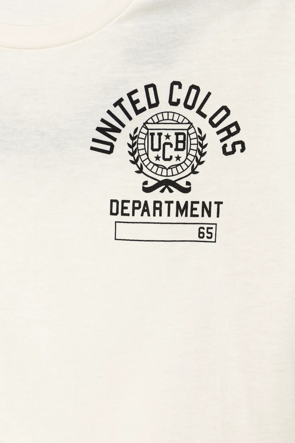 CHLAPEC Dětské bavlněné tričko United Colors of Benetton 3I1XC10N3.G.Seasonal béžová