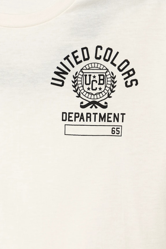CHLAPEC Dětské bavlněné tričko United Colors of Benetton 3I1XC10N3.G.Seasonal béžová