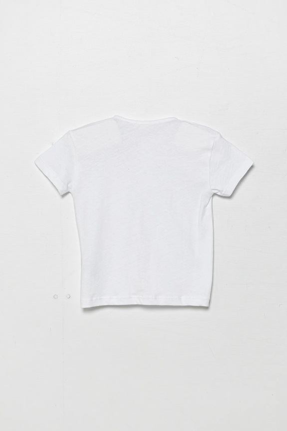 Μπλουζάκι μωρού United Colors of Benetton 3F4JA105S.W.Seasonal λευκό SS25