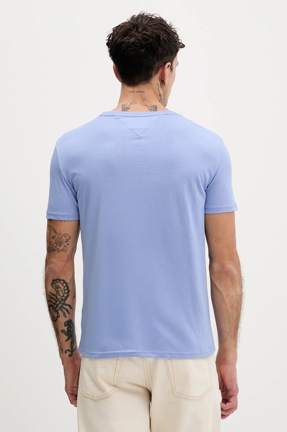 Îmbrăcăminte Tommy Jeans tricou bărbătesc DM0DM20363 albastru