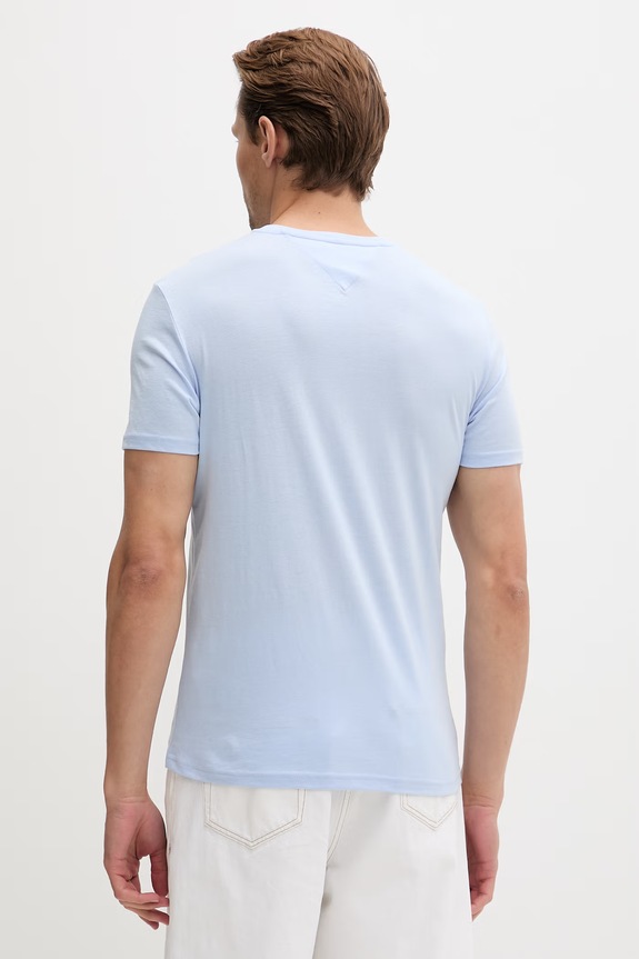Ρούχα Tommy Jeans t-shirt ανδρικό DM0DM20363 μπλε
