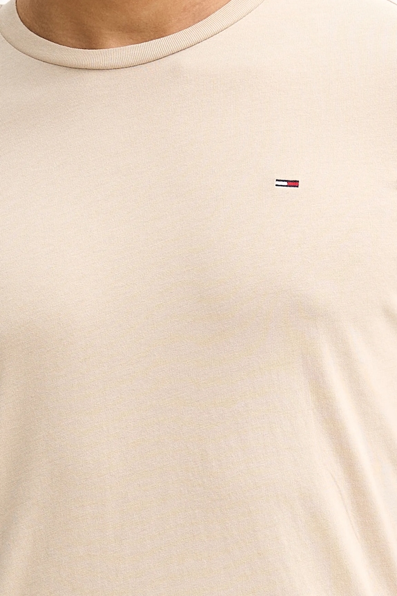 Tommy Jeans T-shirt męski DM0DM20363 beżowy
