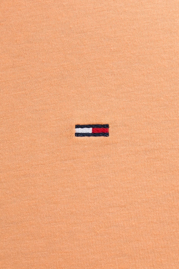 Tommy Jeans tricou bărbați DM0DM20363 portocaliu