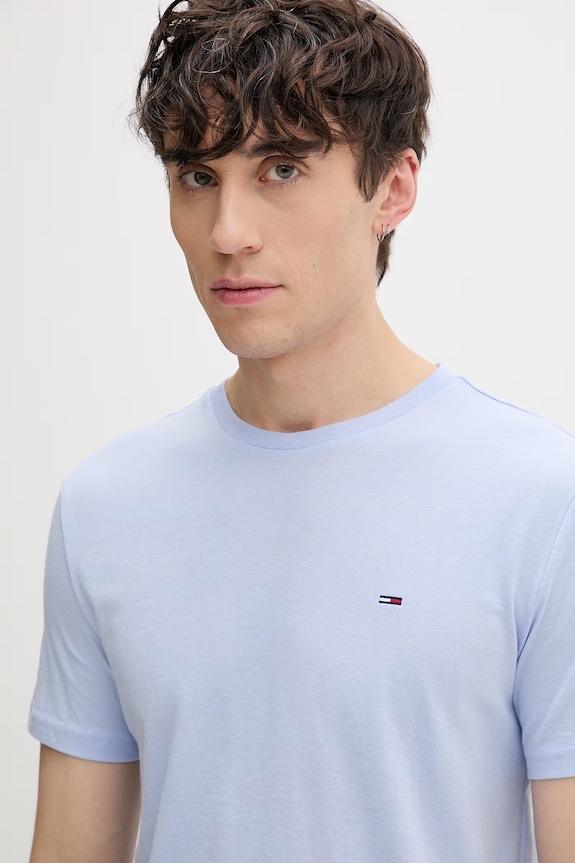 Tommy Jeans T-shirt męski niebieski DM0DM20363