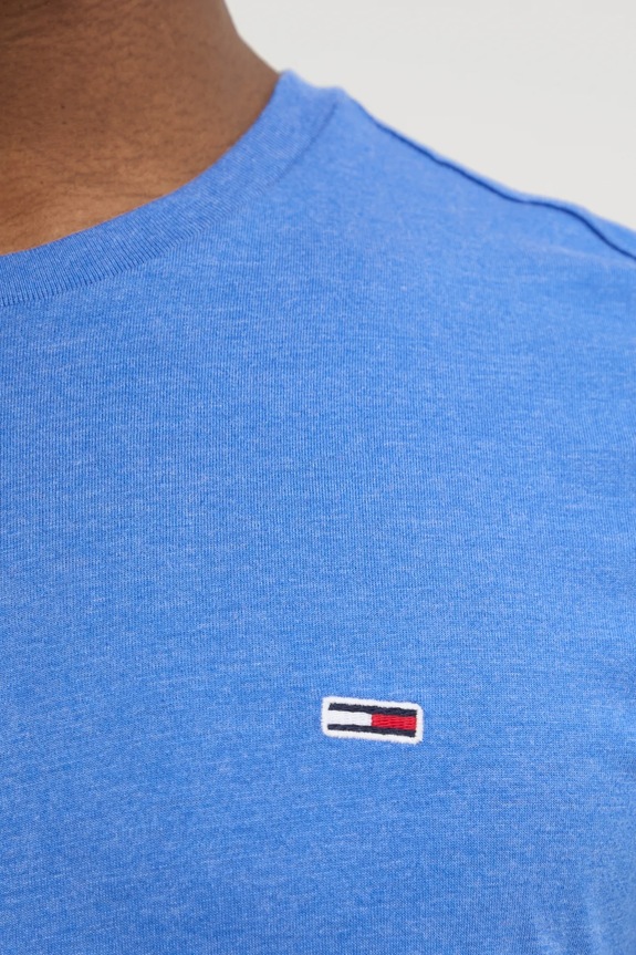 Tommy Jeans тениска мъжка DM0DM20363 виолетов