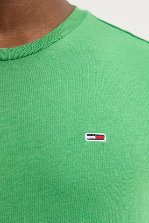Tommy Jeans T-shirt męski DM0DM20363 zielony