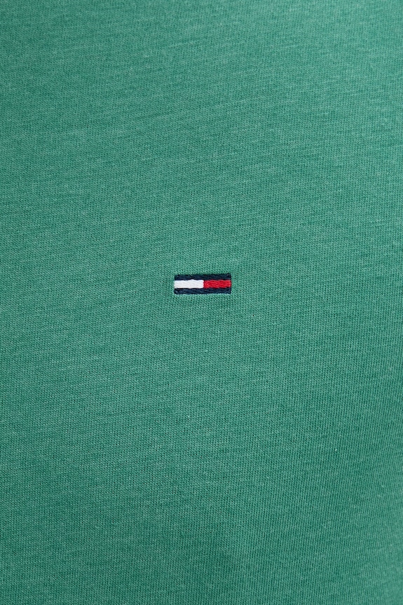 Tommy Jeans T-shirt męski DM0DM20363 zielony