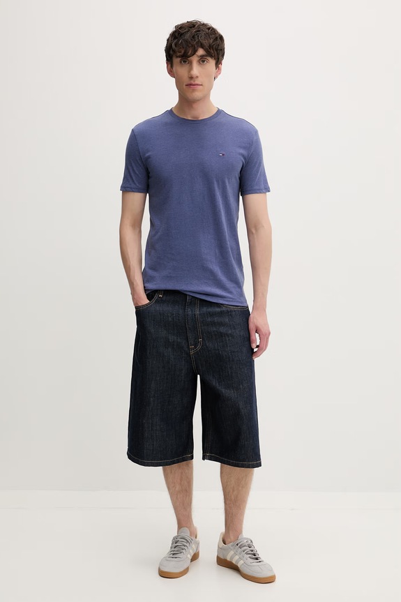 Tommy Jeans T-shirt męski DM0DM20363 niebieski SS26