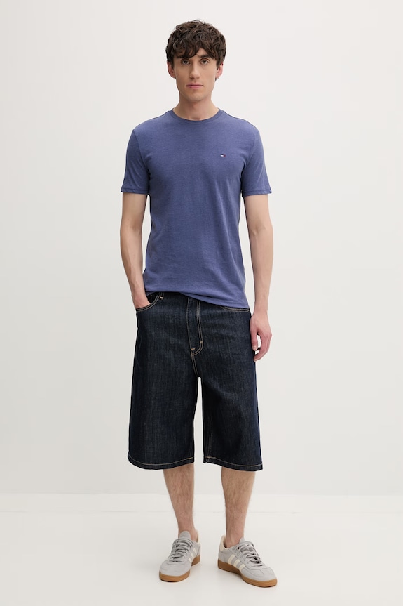 Tommy Jeans T-shirt męski DM0DM20363 niebieski SS26