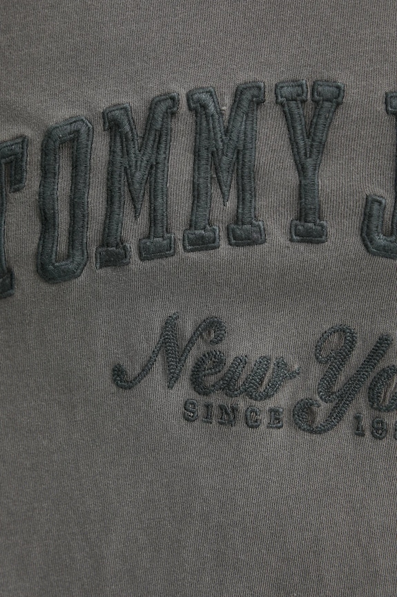 Tommy Jeans tricou din bumbac DM0DM20356 gri
