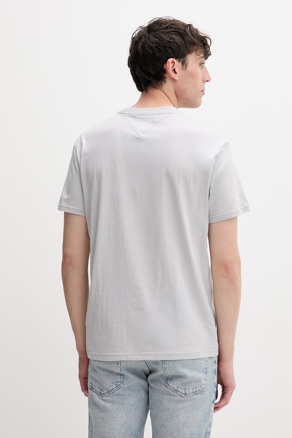 Îmbrăcăminte Tommy Jeans tricou bărbătesc de bumbac DM0DM20744 gri
