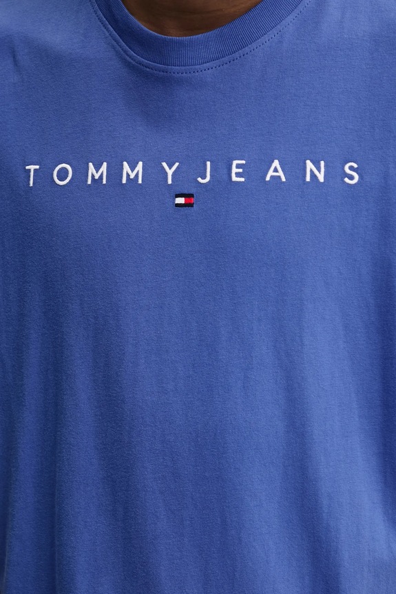 Tommy Jeans tricou bărbătesc din bumbac DM0DM20744 violet