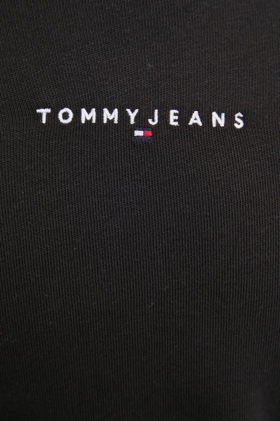Bavlnené tričko Tommy Jeans DM0DM21110 čierna