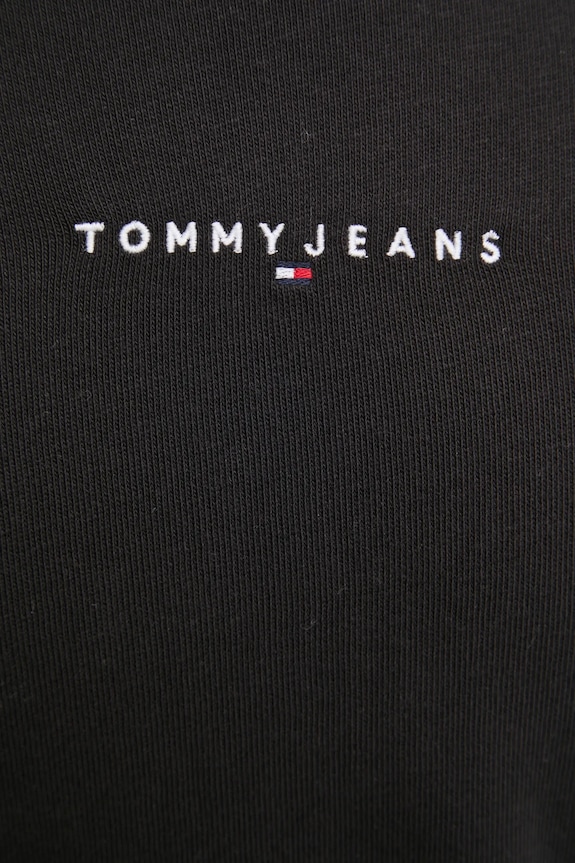 Bavlnené tričko Tommy Jeans DM0DM21110 čierna