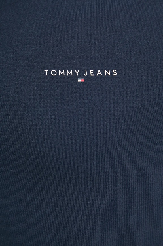 Bavlnené tričko Tommy Jeans DM0DM21188 tmavomodrá