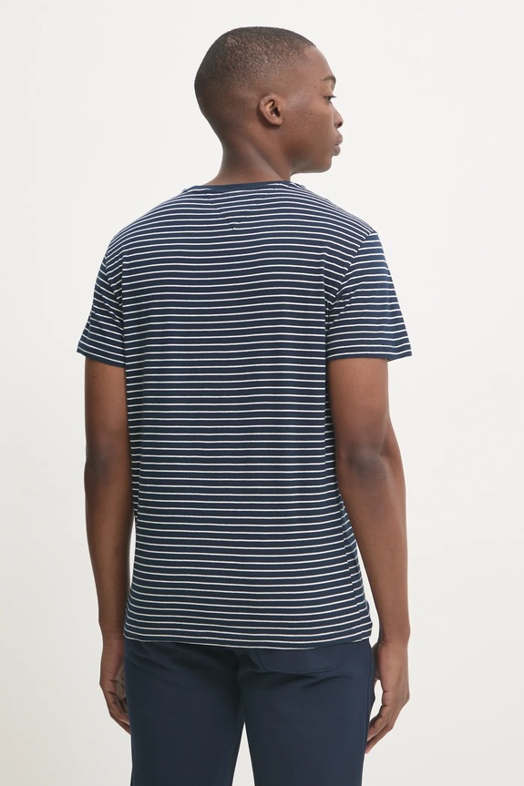 Oblečení Bavlněné tričko Tommy Jeans DM0DM20377 námořnická modř