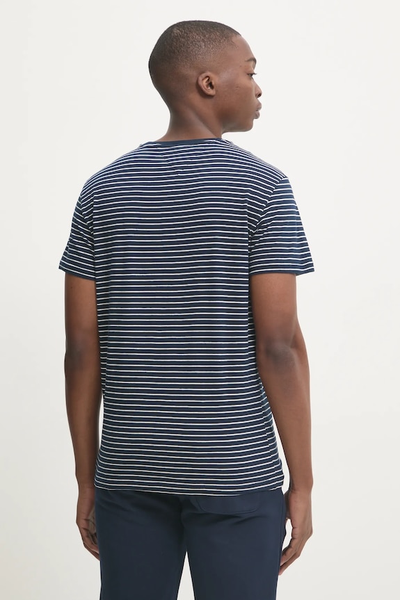 Oblečení Bavlněné tričko Tommy Jeans DM0DM20377 námořnická modř