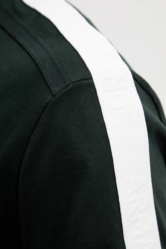 Bombažna kratka majica Armani Exchange XM000322.AF10361 zelena