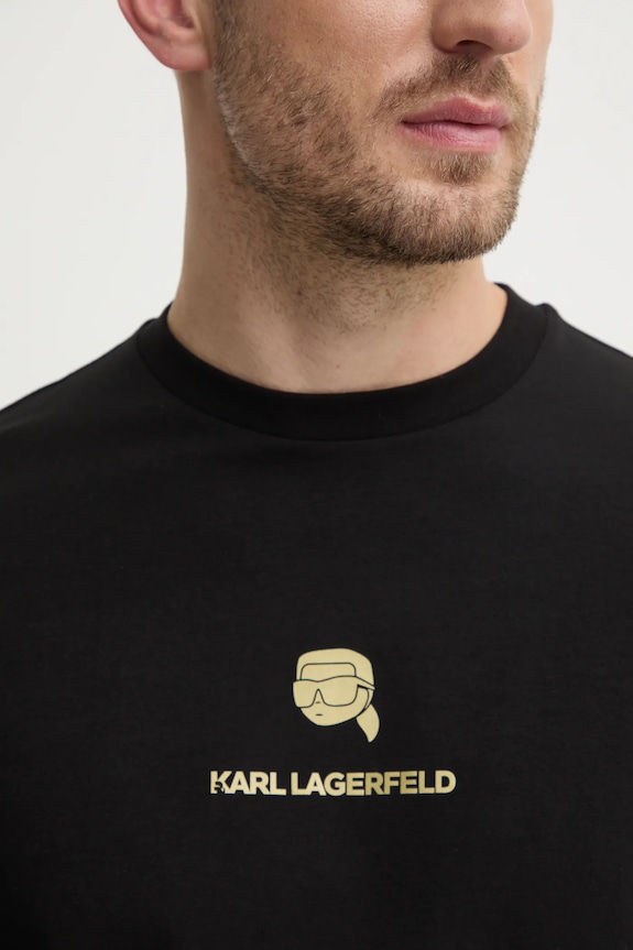 Tričko Karl Lagerfeld 755461.551235 čierna