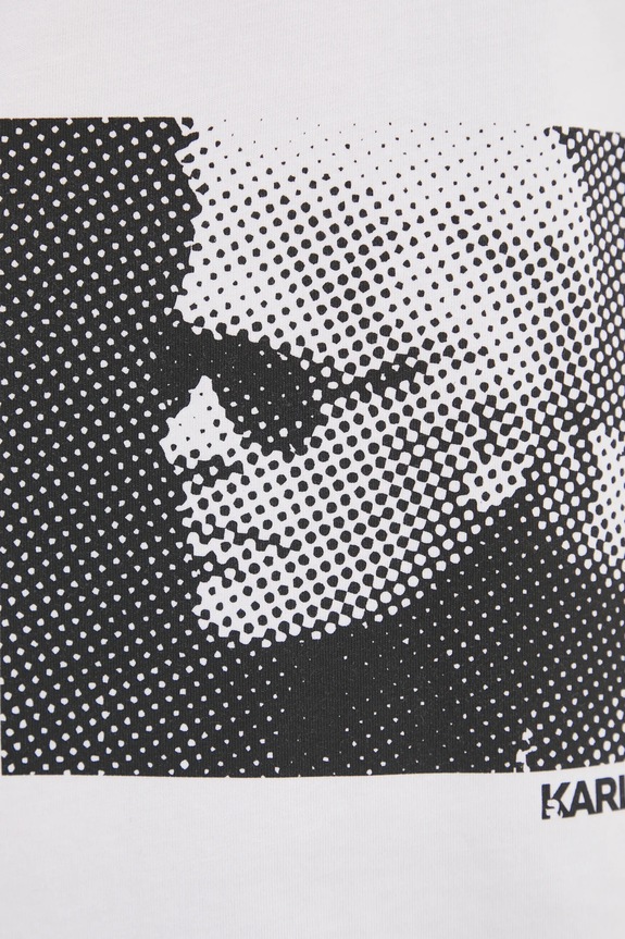 Βαμβακερό μπλουζάκι Karl Lagerfeld 551225.755290