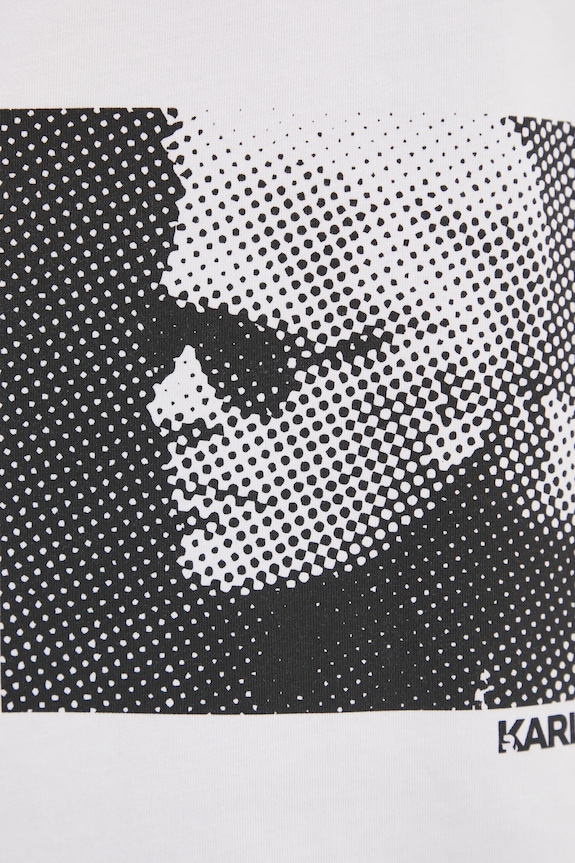 Βαμβακερό μπλουζάκι Karl Lagerfeld 551225.755290