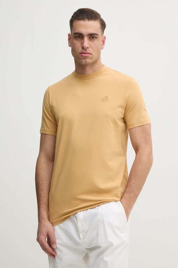 Karl Lagerfeld tricou imprimeu galben 551221.755750