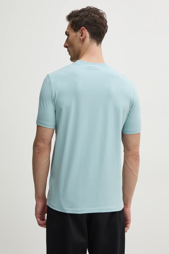 Odzież Karl Lagerfeld t-shirt 551221.755750 turkusowy