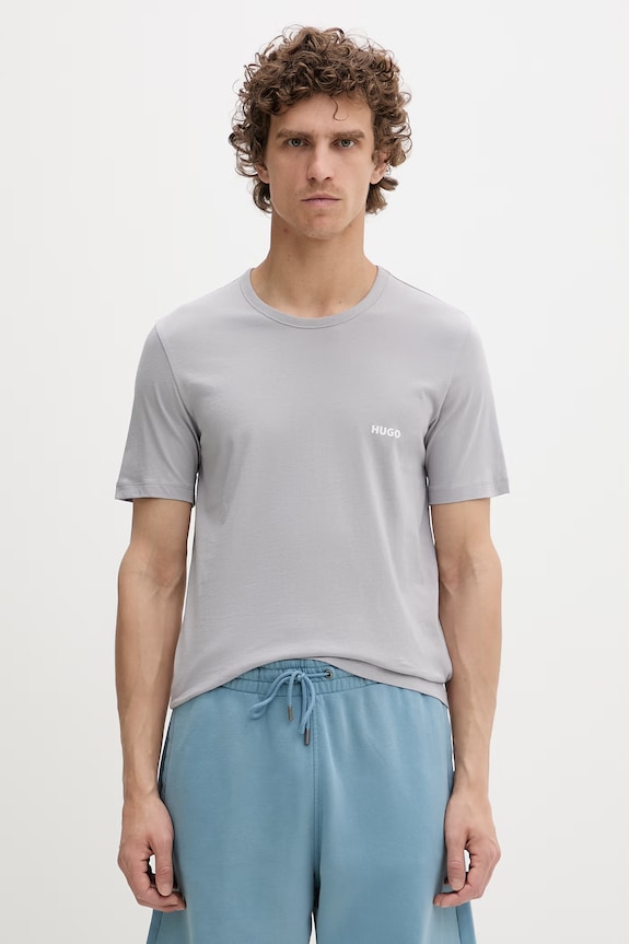 Oblečenie HUGO tričko pánske bavlnené T-SHIRT RN TRIPLET P 3-pak 50532811 biela