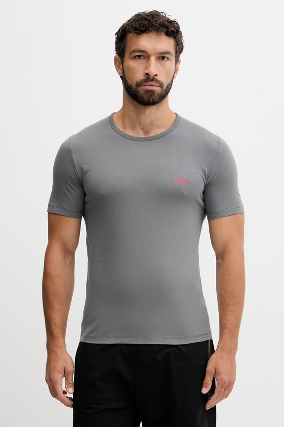 HUGO футболка чоловіча бавовняна T-SHIRT RN TRIPLET P 3 шт. білий 50532811