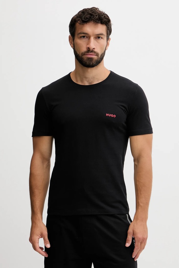 HUGO футболка чоловіча бавовняна T-SHIRT RN TRIPLET P 3 шт. 50532811 білий SS26