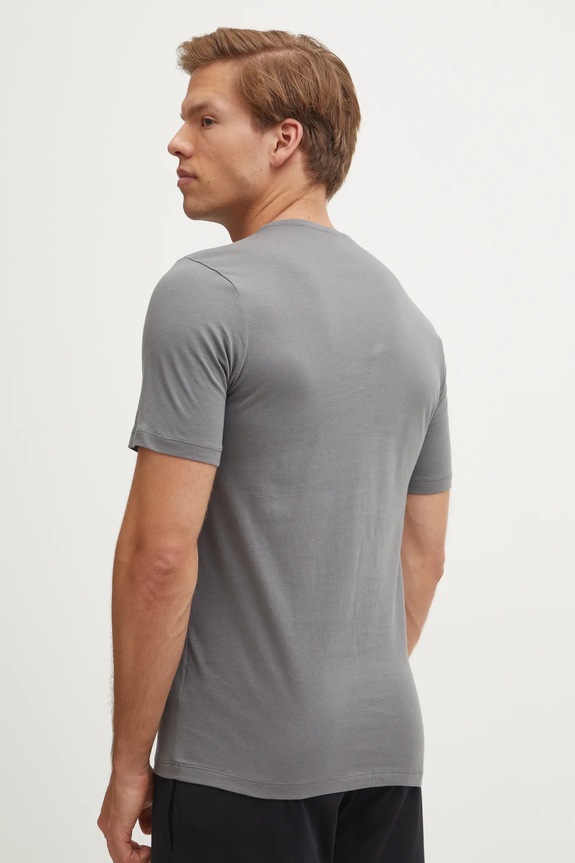 HUGO t-shirt ανδρικό βαμβακερό T-SHIRT RN TRIPLET P 3-pack 50532811 λευκό
