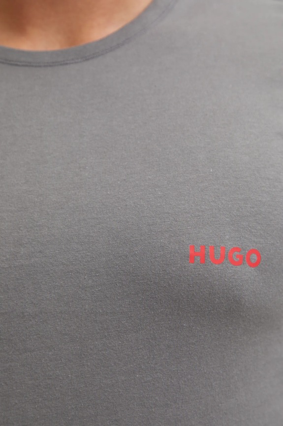 HUGO t-shirt ανδρικό βαμβακερό T-SHIRT RN TRIPLET P 3-pack 50532811