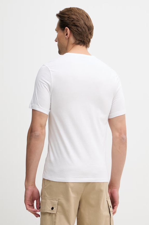 HUGO t-shirt ανδρικό βαμβακερό T-SHIRT RN TRIPLET P 3-pack κόκκινο 50532811