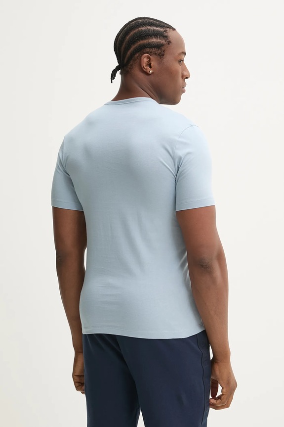 HUGO t-shirt da uomo in cotone T-SHIRT RN TRIPLET P pacco da 3 blu navy 50532811