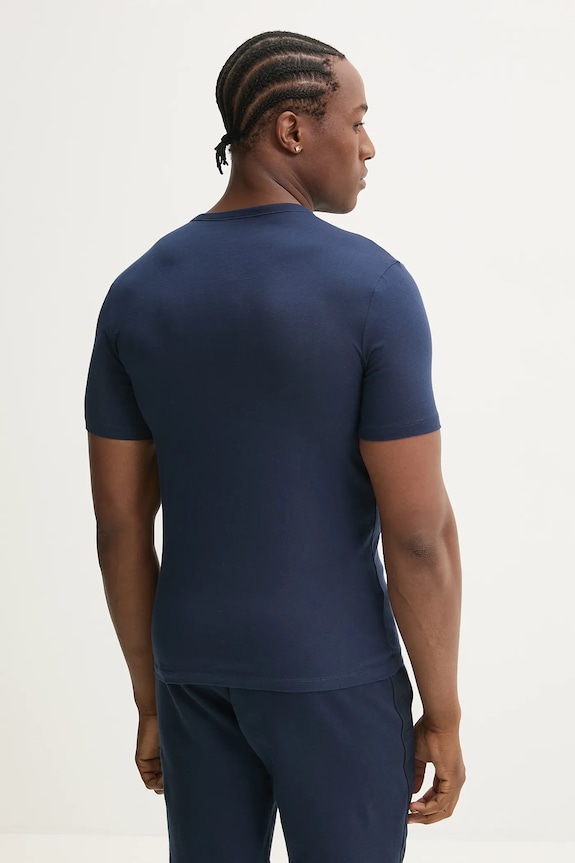 HUGO t-shirt da uomo in cotone T-SHIRT RN TRIPLET P pacco da 3 50532811 blu navy