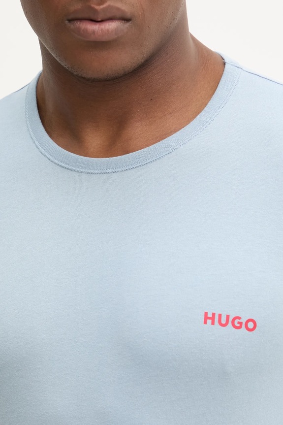 HUGO t-shirt da uomo in cotone T-SHIRT RN TRIPLET P pacco da 3 50532811