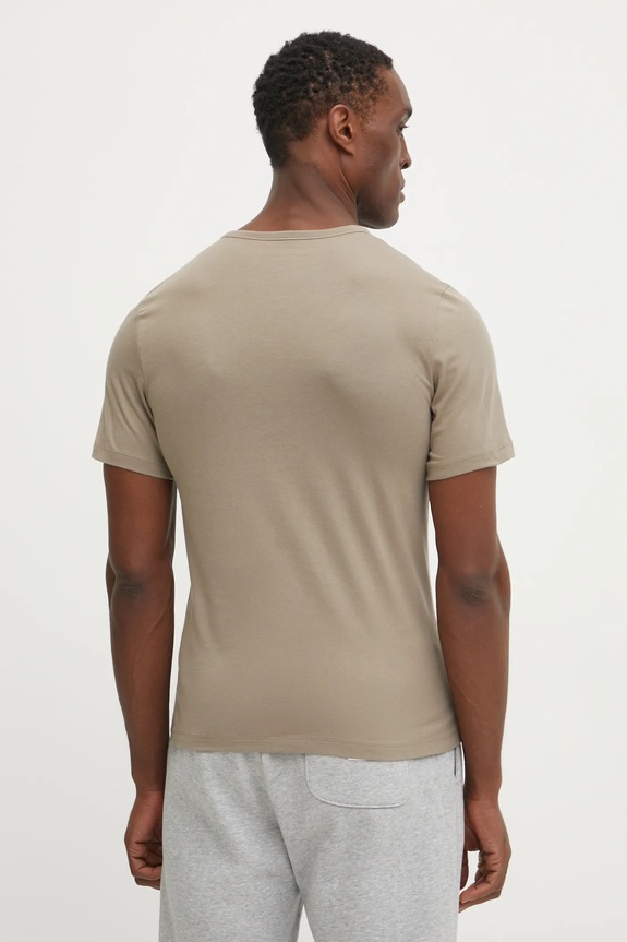 HUGO T-shirt męski bawełniany T-SHIRT RN TRIPLET P 3-pack 50532811 czarny