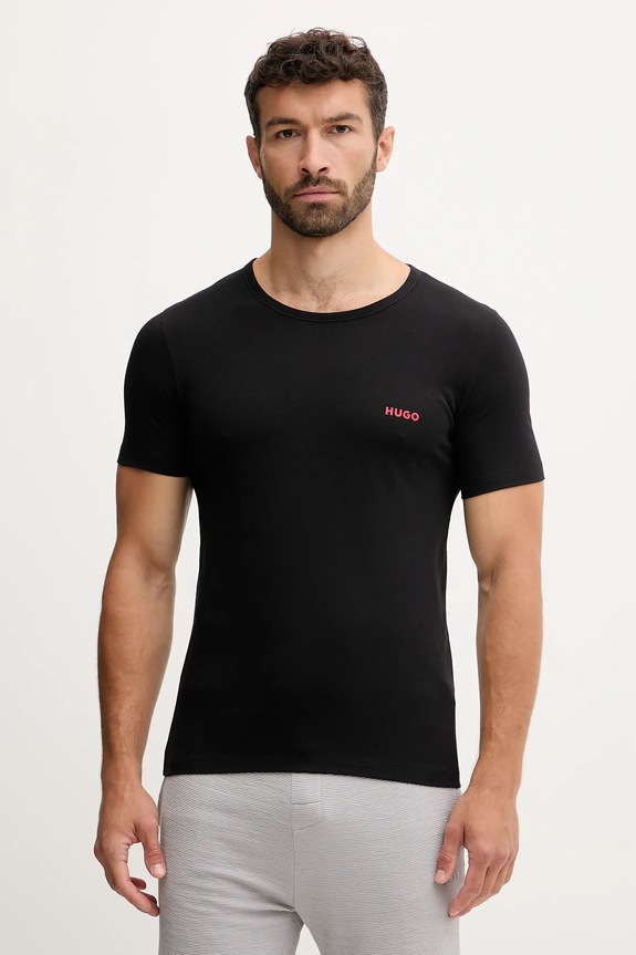 HUGO футболка чоловіча бавовняна T-SHIRT RN TRIPLET P 3 шт. 50532811 барвистий SS26