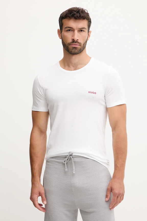 Одяг HUGO футболка чоловіча бавовняна T-SHIRT RN TRIPLET P 3 шт. 50532811 барвистий