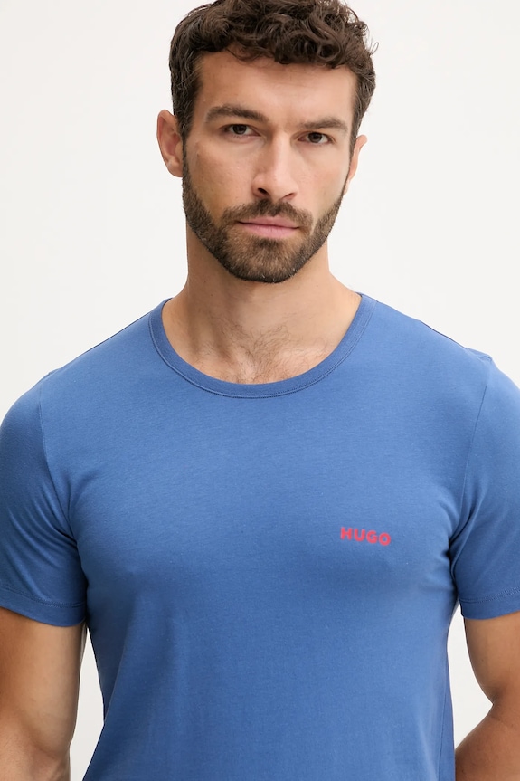 HUGO футболка чоловіча бавовняна T-SHIRT RN TRIPLET P 3 шт. 50532811 барвистий