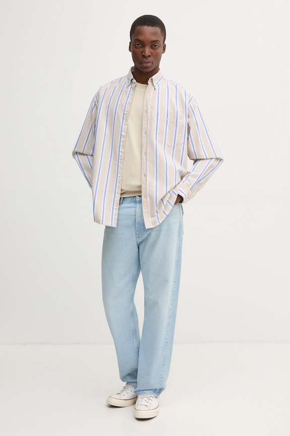 Hugo Blue t-shirt in cotone 50530546 beige SS25