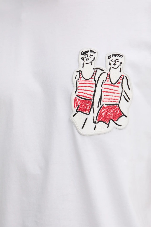 MSGM tricou din bumbac 3840MM140.257002 alb