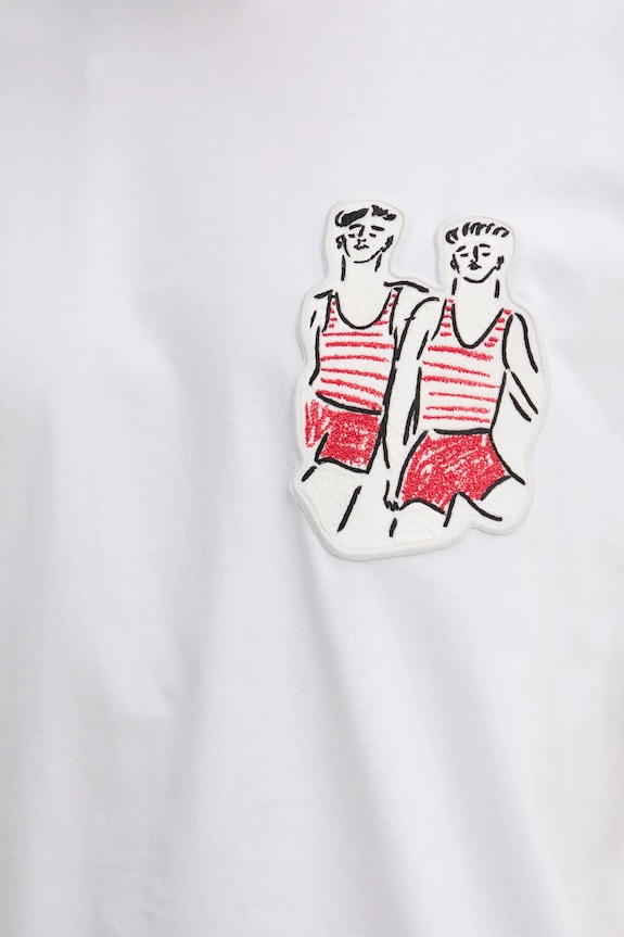 MSGM tricou din bumbac 3840MM140.257002 alb