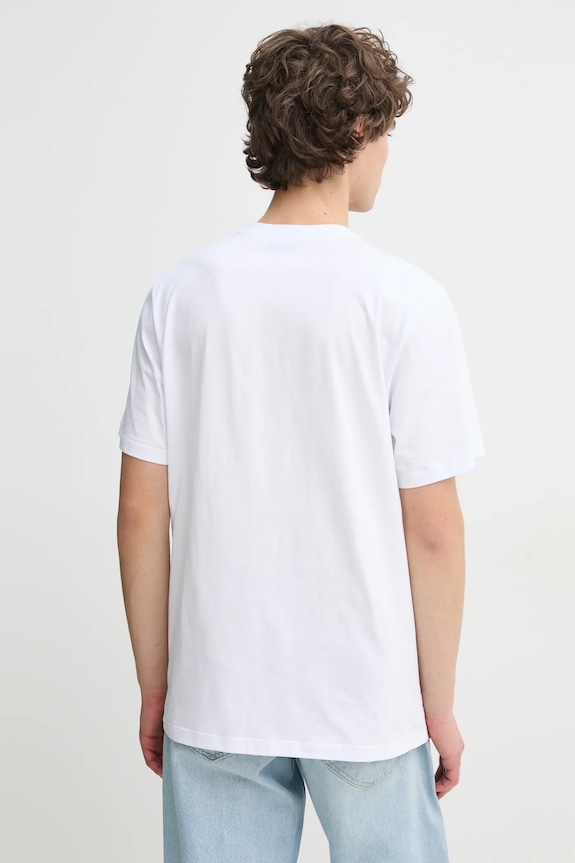 Îmbrăcăminte MSGM tricou din bumbac 3840MM102.257002 alb